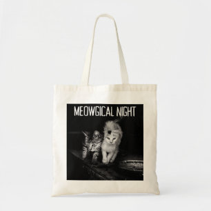 Sac fourre-tout mystique de chats Halloween