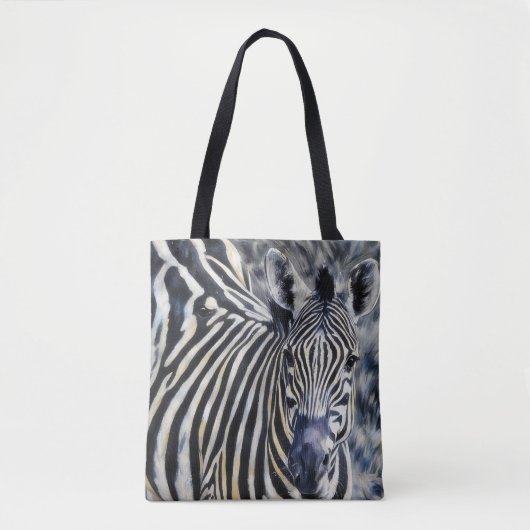 Sac fourre-tout naturel sauvage de Zebra (Devant)