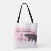 Sac fourre-tout - néanmoins, elle a persisté - (Dos)