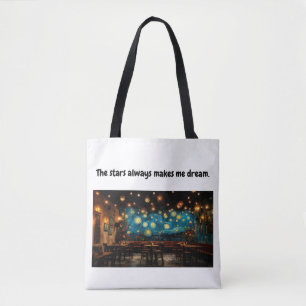 Sac fourre-tout nocturne étoilé