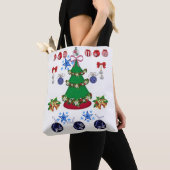 Sac fourre-tout noël (De près)