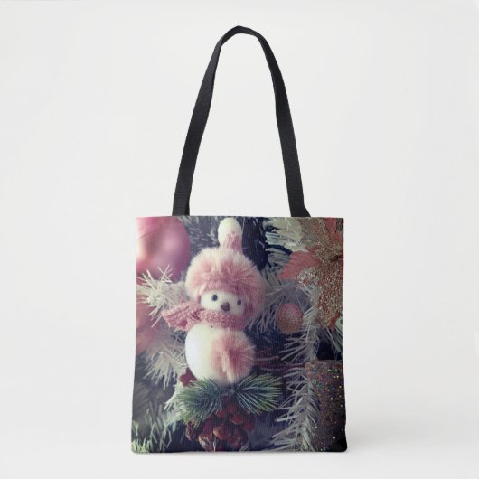 Sac fourre-tout Noël Bonhomme de Neige (Devant)