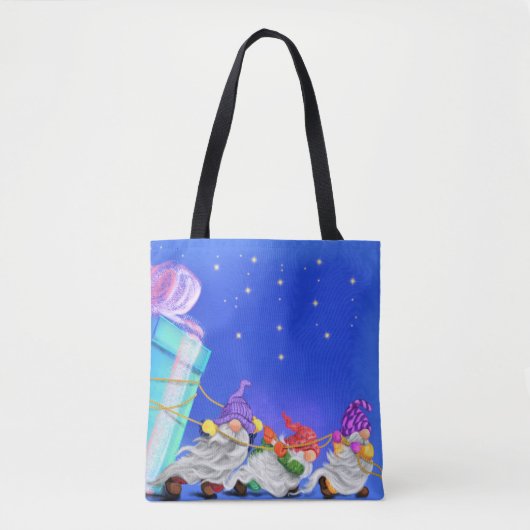 Sac fourre-tout Noël Gnome (Devant)