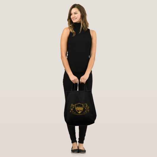 Sac fourre-tout noir (Devant (modèle))