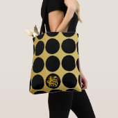 Sac fourre-tout noir aux points G de Papercut de (De près)