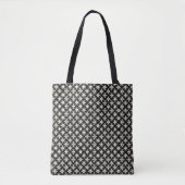 Sac fourre-tout noir et beige (Devant)
