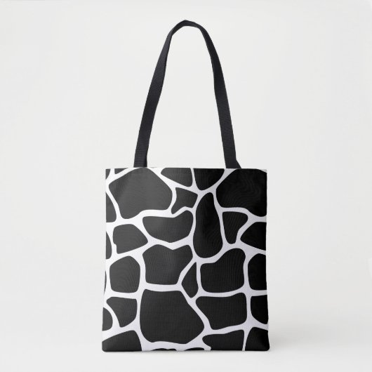 Sac fourre-tout noir et gris (Devant)