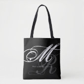 Sac fourre-tout noir Monogram tout-en-un (Devant)