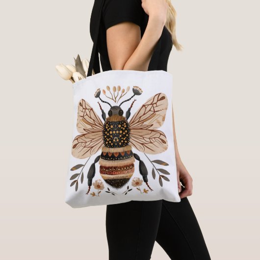 Sac fourre-tout Nordic Bee (De près)