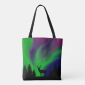Sac fourre-tout Northern Lights Deer (Dos)