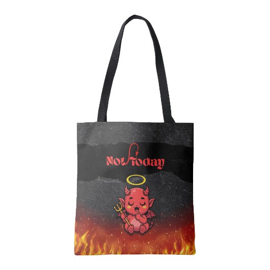 Sac fourre-tout Not Today satan