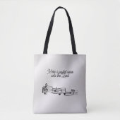 Sac fourre-tout Notes musicales (Devant)