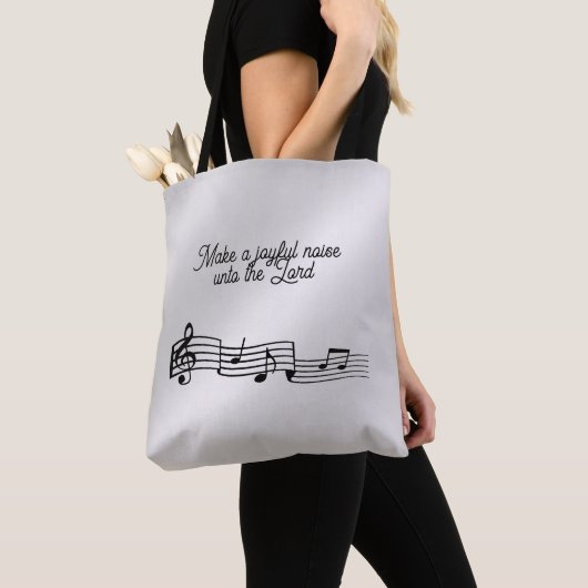 Sac fourre-tout Notes musicales (De près)