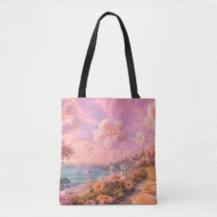 sac fourre-tout nuages de fleurs magiques
