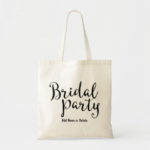 Sac fourre-tout nuptiale à toile de budget de