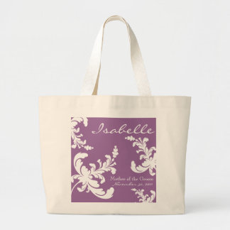 Sac fourre-tout nuptiale floral à partie de