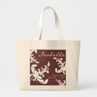Sac fourre-tout nuptiale floral à partie de