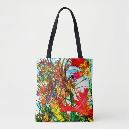 Sac fourre-tout Ocean Blooms (Vous pouvez Customis (Devant)