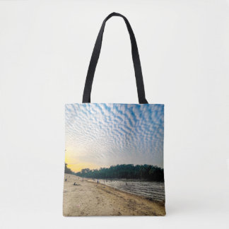 Sac fourre-tout Ocean Breeze - Ciel bleu et vague 