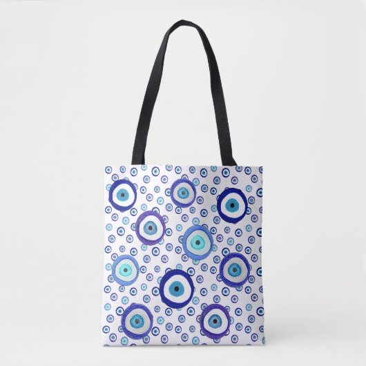 Sac fourre - tout oculaire mal, motif grec, couleu (Devant)
