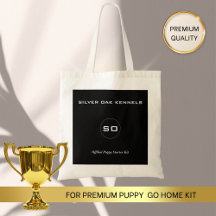 Sac fourre-tout Official Puppy Starter Kit noir et