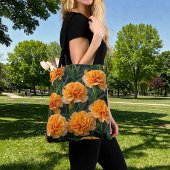 Sac fourre-tout Orange Carnations Image No. 2