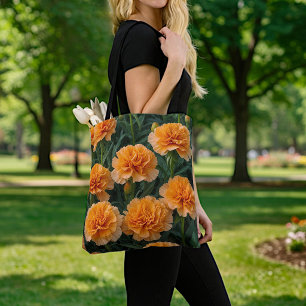 Sac fourre-tout Orange Carnations Image No. 2
