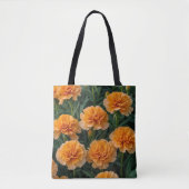 Sac fourre-tout Orange Carnations Image No. 2 (Devant)