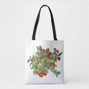Sac fourre-tout Orange Daisy
