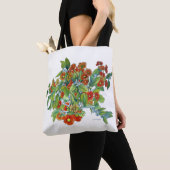 Sac fourre-tout Orange Daisy (De près)