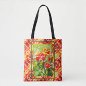 Sac fourre-tout Orange Rose (Devant)