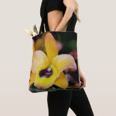 Sac fourre-tout orchidée (De près)