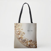 Sac fourre-tout ornement doré (Devant)