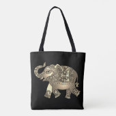 sac fourre-tout ornemental d'éléphant (Dos)