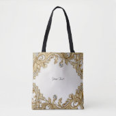 Sac fourre-tout ornemental doré (Devant)