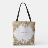 Sac fourre-tout ornemental doré (Dos)