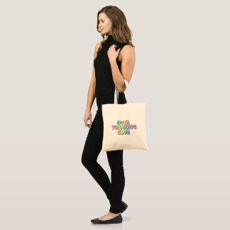 Sac fourre-tout Overthinking Club | Rétro Pastel 9