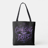 Sac fourre-tout pailleté Connecting The Dots (Dos)