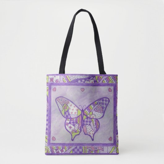 Sac fourre-tout Papillon (Devant)