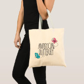Sac fourre-tout papillon asocial drôle (Devant (produit))