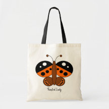 Sac fourre-tout papillon coloré mignon - Dame pein