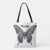 Sac fourre-tout papillon, joli papillon (Dos)