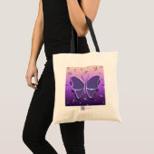 Sac fourre-tout PAPILLON MÉTALLIQUE (Devant (produit))