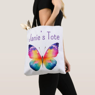 Sac fourre-tout papillon personnalisé