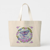 Sac fourre-tout Papillons Roses (Dos)