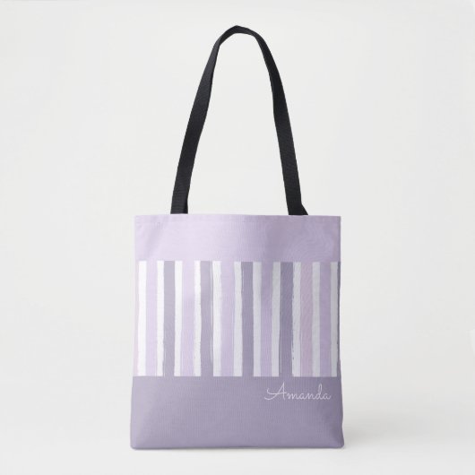 Sac fourre-tout Pastel Stripes (Devant)