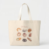 Sac fourre-tout Pâtisseries au chat (Devant)