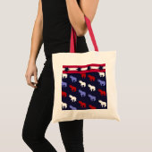 Sac fourre-tout patriotique à éléphants (Devant (produit))