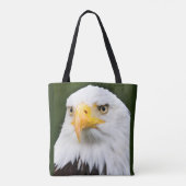 Sac fourre-tout patriotique de tête d'aigle gras (Dos)