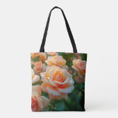 Sac fourre-tout Peach Roses Image No. 2 (Dos)